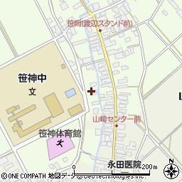 新潟県阿賀野市笹岡261周辺の地図