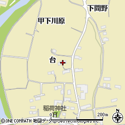 福島県伊達市梁川町大関台34周辺の地図