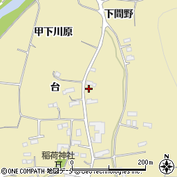 福島県伊達市梁川町大関台67周辺の地図