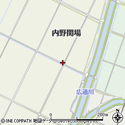新潟県新潟市西区内野関場周辺の地図