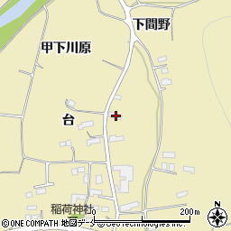 福島県伊達市梁川町大関台85周辺の地図