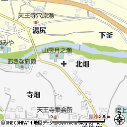 福島県福島市飯坂町北原7-3周辺の地図