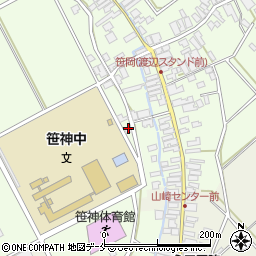 新潟県阿賀野市笹岡401周辺の地図