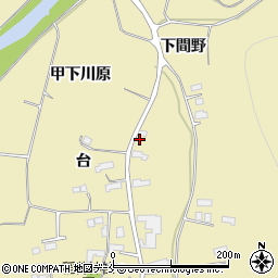 福島県伊達市梁川町大関台87周辺の地図