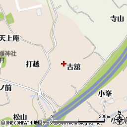 福島県伊達郡桑折町成田周辺の地図