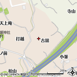 福島県桑折町（伊達郡）成田周辺の地図