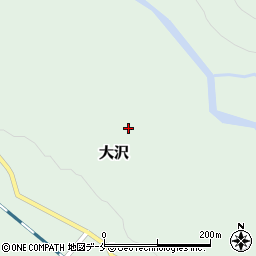 〒992-1203 山形県米沢市大沢大沢の地図
