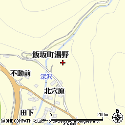 福島県福島市飯坂町湯野深沢口周辺の地図