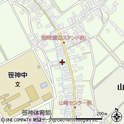 新潟県阿賀野市笹岡329周辺の地図
