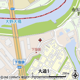 加賀田組・鹿島道路・植木組・世紀東急工業大野プラント周辺の地図