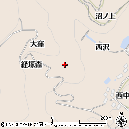 福島県伊達郡桑折町成田大窪周辺の地図