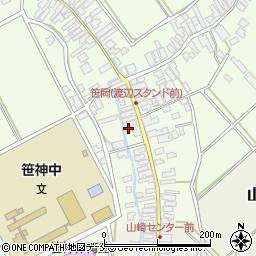 新潟県阿賀野市笹岡331周辺の地図