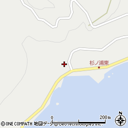 新潟県佐渡市杉野浦55周辺の地図