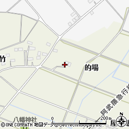福島県伊達市梁川町新田的場周辺の地図