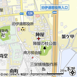 〒969-1617 福島県伊達郡桑折町陣屋の地図