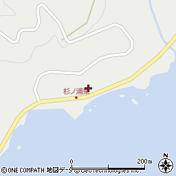 新潟県佐渡市杉野浦32周辺の地図