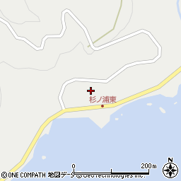 新潟県佐渡市杉野浦43周辺の地図