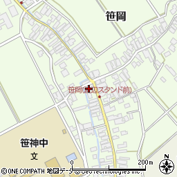 折笠ラジオ店周辺の地図