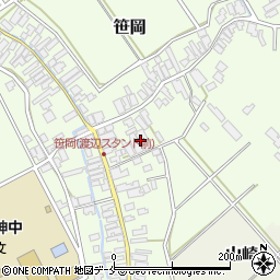 新潟県阿賀野市笹岡1119周辺の地図