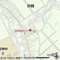 新潟県阿賀野市笹岡1121周辺の地図