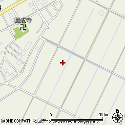 新潟県新潟市西区中権寺周辺の地図