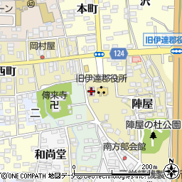 桑折町役場桑折町文化記念館周辺の地図