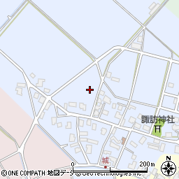 新潟県阿賀野市城周辺の地図