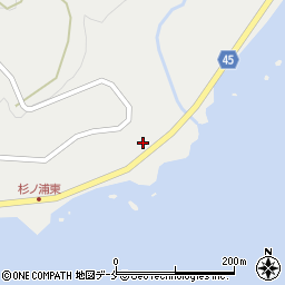 新潟県佐渡市杉野浦19周辺の地図