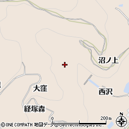 福島県伊達郡桑折町成田西沢周辺の地図