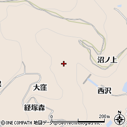 福島県桑折町（伊達郡）成田（西沢）周辺の地図