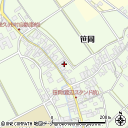 新潟県阿賀野市笹岡1021周辺の地図