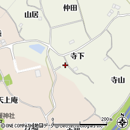 福島県伊達郡桑折町平沢寺下11-7周辺の地図