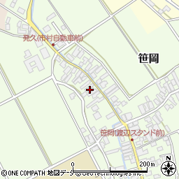 新潟県阿賀野市笹岡352周辺の地図