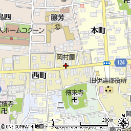 岡村屋周辺の地図
