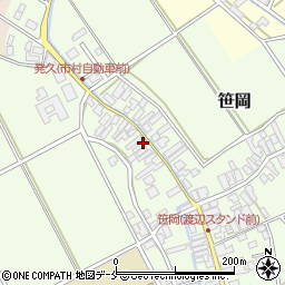 新潟県阿賀野市笹岡352-1周辺の地図