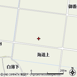 福島県相馬郡新地町駒ケ嶺海道上周辺の地図