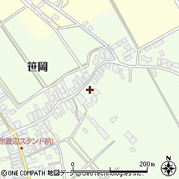新潟県阿賀野市笹岡1105周辺の地図