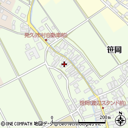 新潟県阿賀野市笹岡357周辺の地図