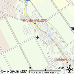 新潟県阿賀野市笹岡372周辺の地図