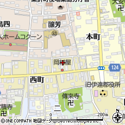 福島県伊達郡桑折町西町27周辺の地図