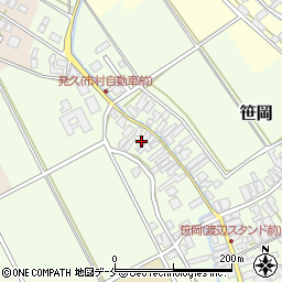 新潟県阿賀野市笹岡358周辺の地図