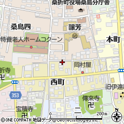 福島県伊達郡桑折町桑島三47周辺の地図