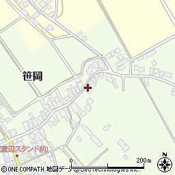 新潟県阿賀野市笹岡1196周辺の地図