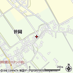 新潟県阿賀野市笹岡1078-1周辺の地図