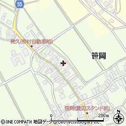 新潟県阿賀野市笹岡1016周辺の地図