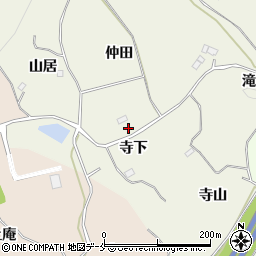 福島県伊達郡桑折町平沢寺下36周辺の地図