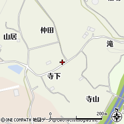福島県伊達郡桑折町平沢寺下39周辺の地図
