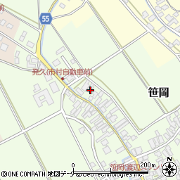 新潟県阿賀野市笹岡1009周辺の地図