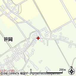 新潟県阿賀野市笹岡1201周辺の地図