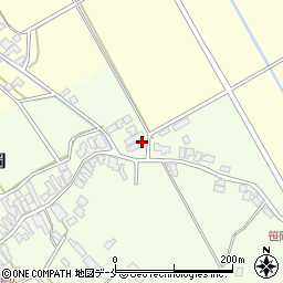 新潟県阿賀野市笹岡1234周辺の地図